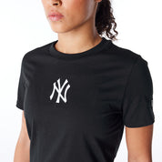 T-Shirt New Era New York Yankees Donna - Nero