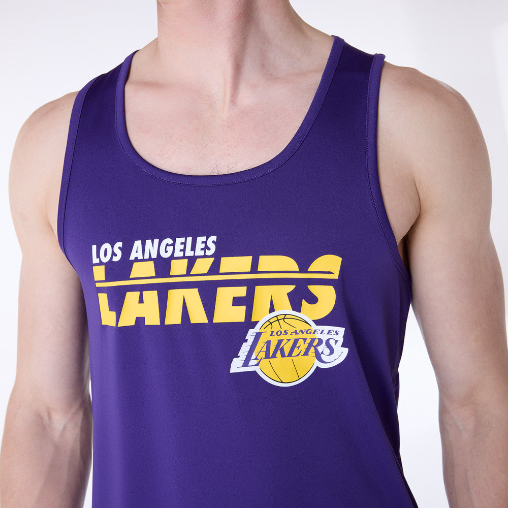 Canotta New Era Los Angeles Lakers Uomo - Viola