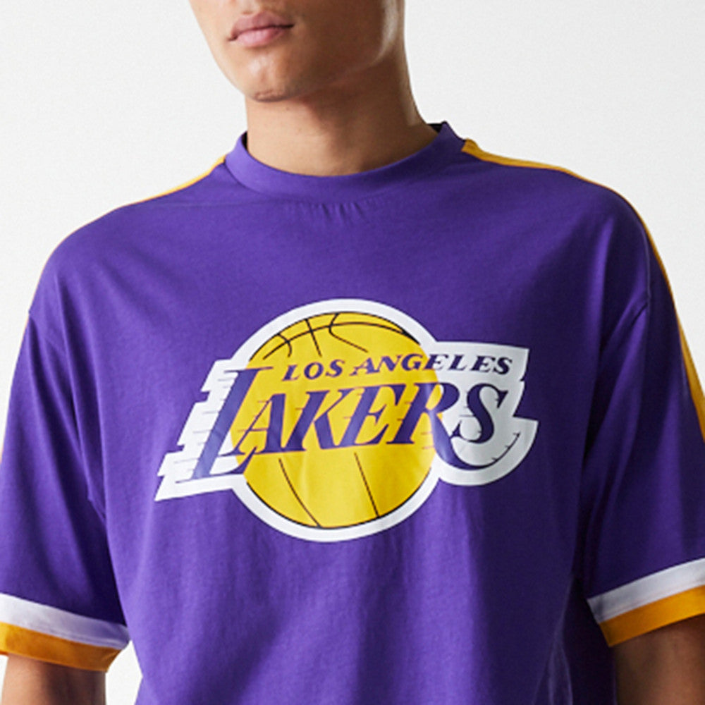 T-Shirt New Era Los Angeles Lakers Uomo - Viola