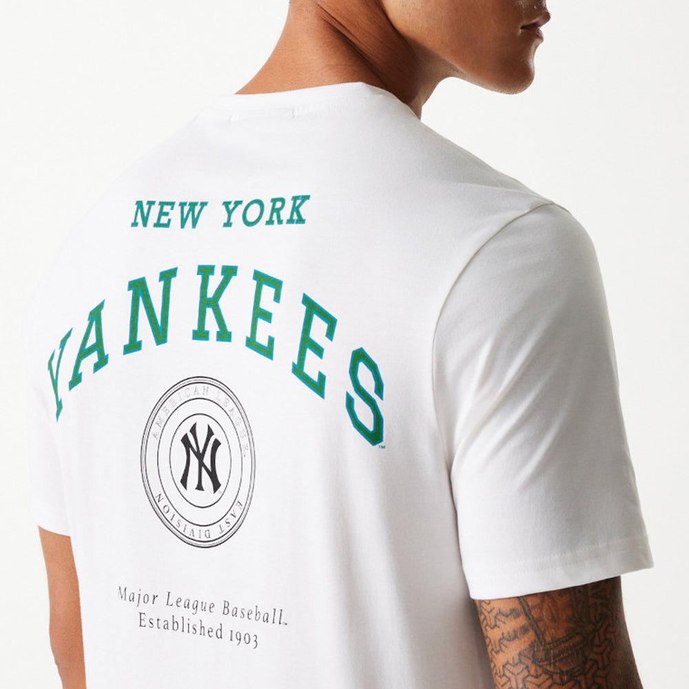 T-Shirt New Era New York Yankees Uomo - Bianco