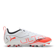 Scarpa Calcio Puma Ultra 5 Play Mg jr Unisex Ragazzo - Bianco