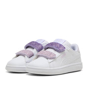 Sneakers Puma Puma Smash 3.0 L Glitter Velcro V Inf Bimba - Bianco