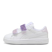 Sneakers Puma Puma Smash 3.0 L Glitter Velcro V Inf Bimba - Bianco