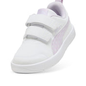 Sneakers Puma Courtflex V3 Dotty V ps Bambina - Bianco