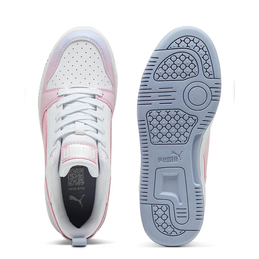 Sneakers Puma Puma Rebound V6 Lo Blurry Dreams jr Ragazza - Bianco