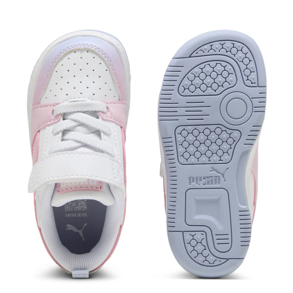 Sneakers Puma Puma Rebound V6 Lo Blurry Dreams Ac+ Inf Bimba - Bianco