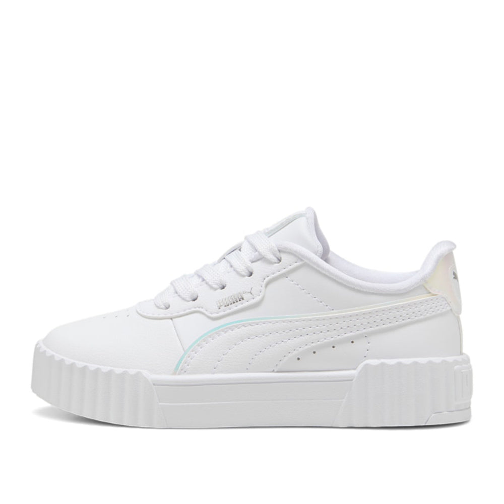 Sneakers Puma Carina 3.0 Holo 2.0 ps Bambina - Bianco