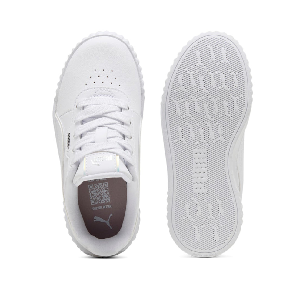 Sneakers Puma Carina 3.0 Holo 2.0 ps Bambina - Bianco