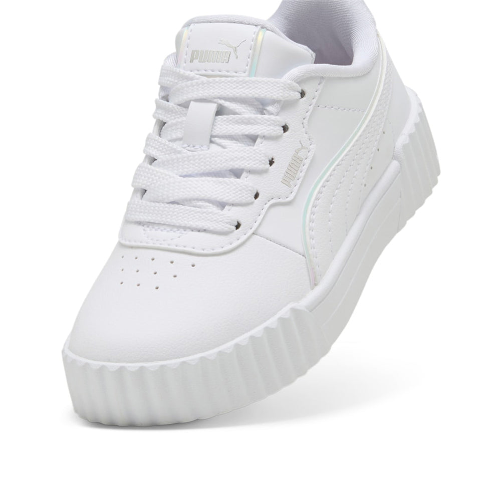 Sneakers Puma Carina 3.0 Holo 2.0 ps Bambina - Bianco