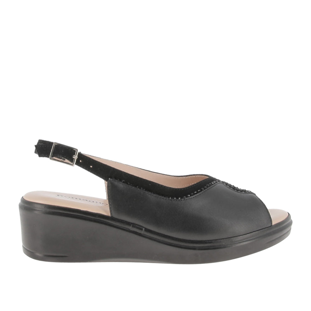 Sandalo Romagnoli Donna - Nero