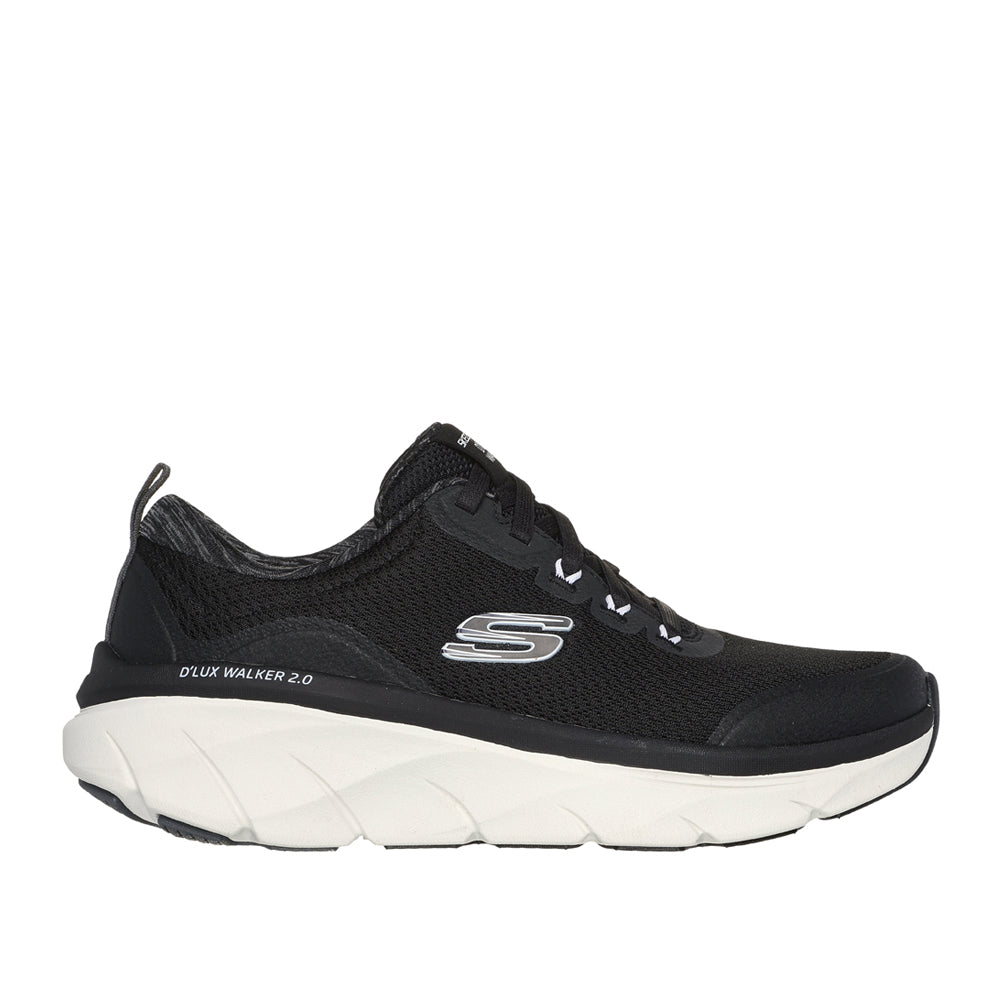Sneakers Skechers D'lux Walker 2.0-Radiant Rose Donna - Nero