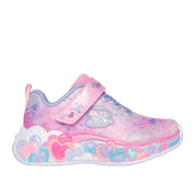 Sneakers Skechers Eternal Heart Lights Bimba - Rosa