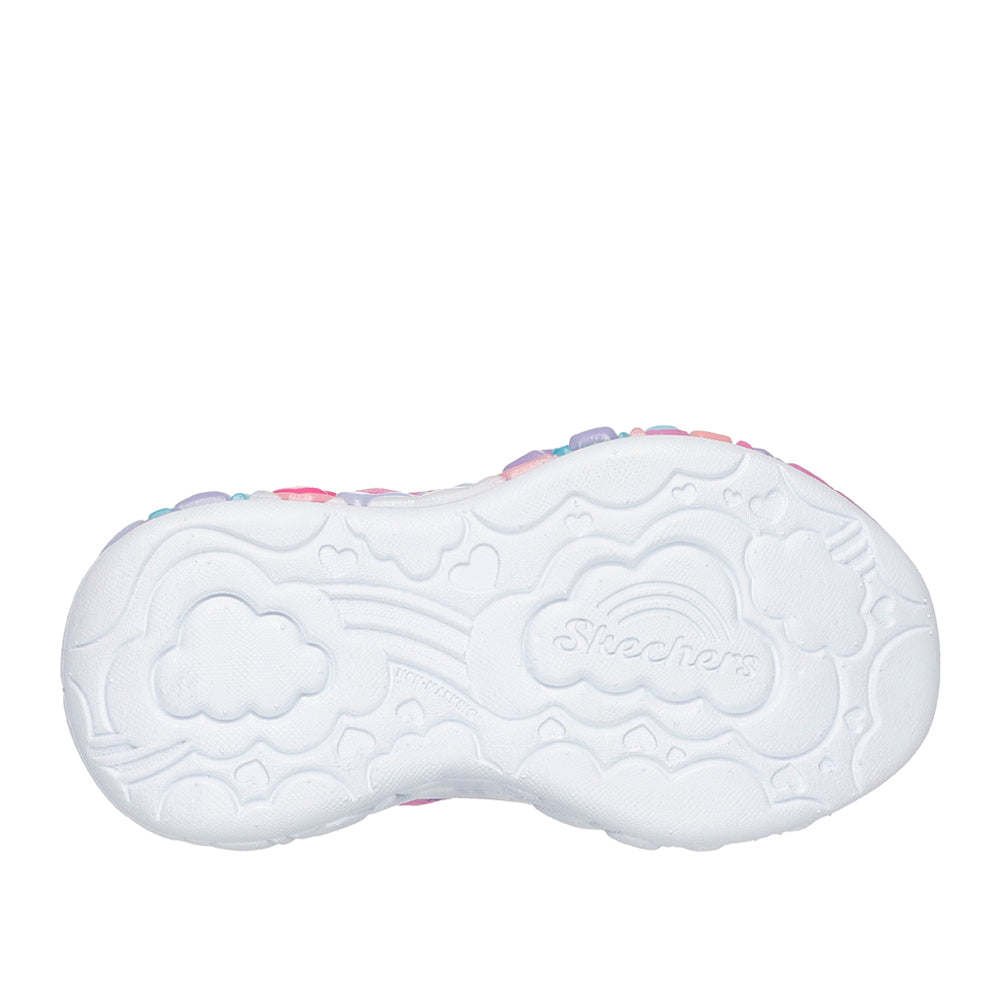 Sneakers Skechers Eternal Heart Lights Bimba - Rosa