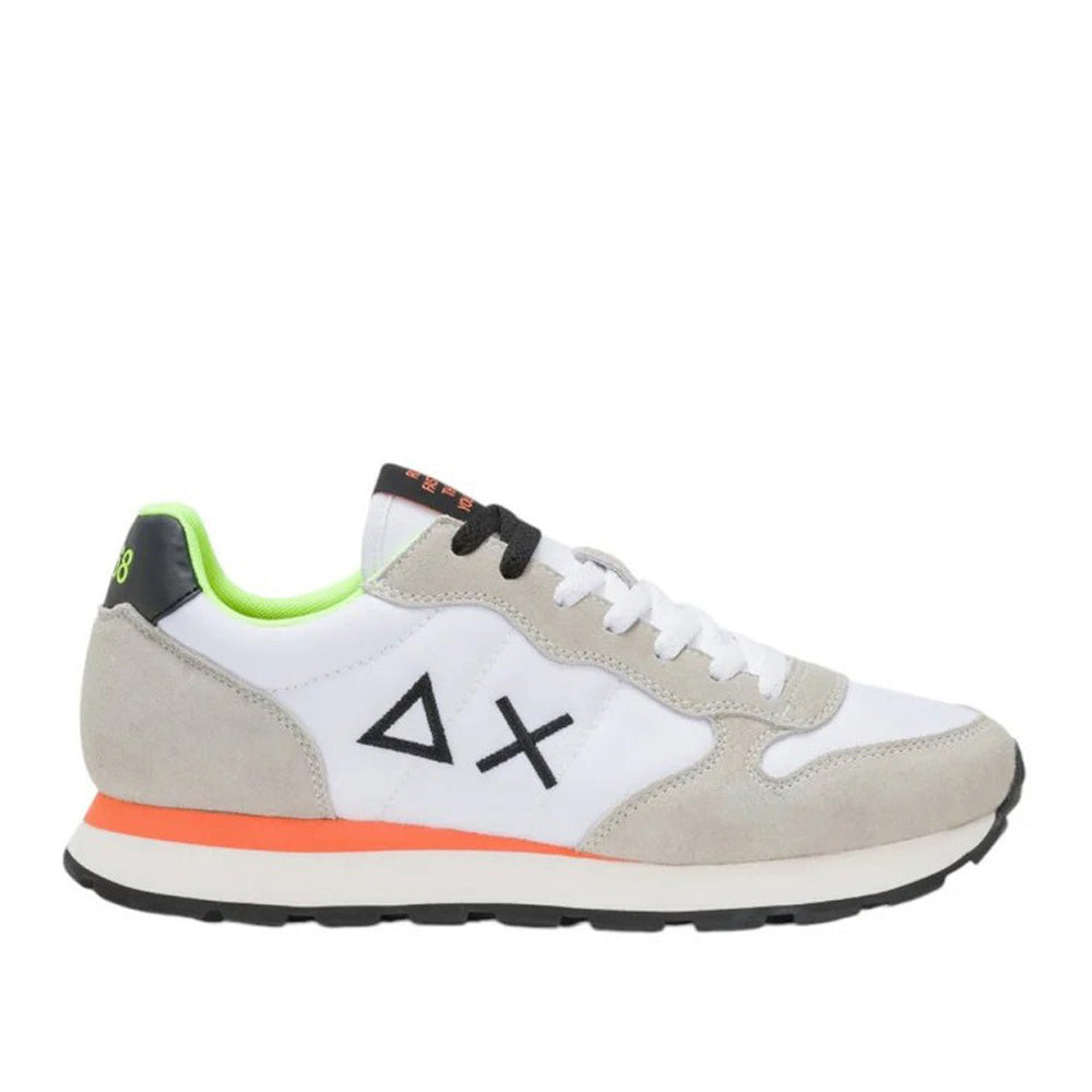Sneakers Sun68 Tom Fluo Uomo - Bianco