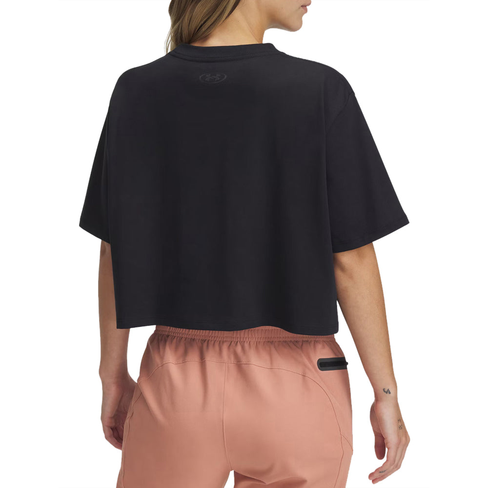 T-Shirt Under Armour Donna - Nero