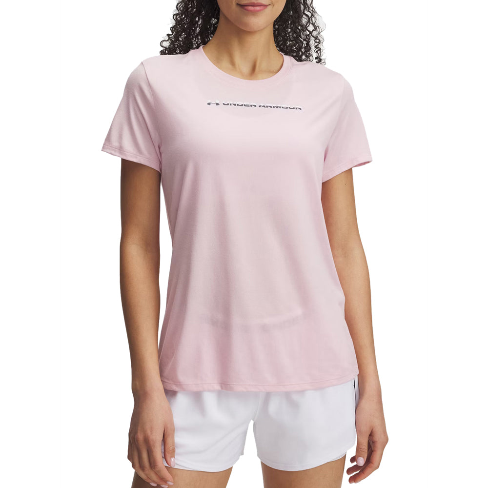 T-Shirt Under Armour Donna - Rosa