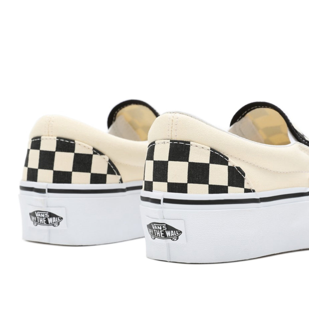 Slipon Vans Classic Platform Donna - Blk&Whtchckerboard/Wht