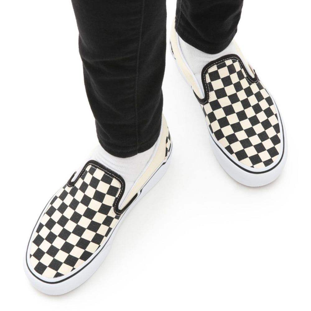 Slipon Vans Classic Platform Donna - Blk&Whtchckerboard/Wht