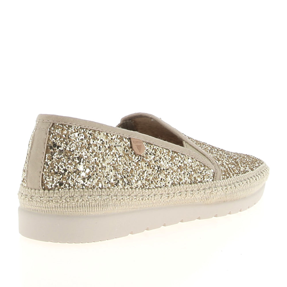 Slipon Verbenas Nuria Donna - Oro