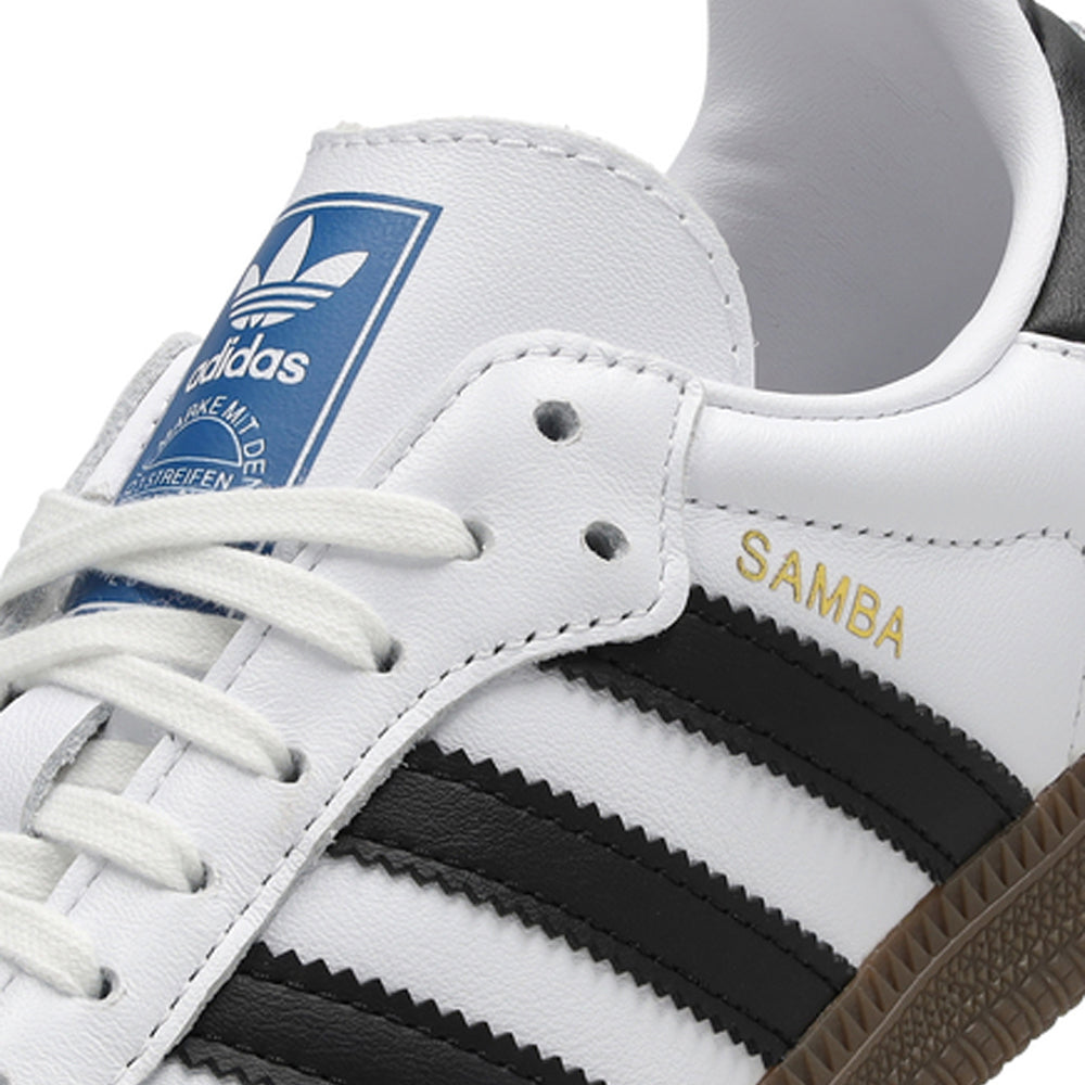 Sneakers Adidas Originals Samba Og J Unisex Ragazzo - Bianco