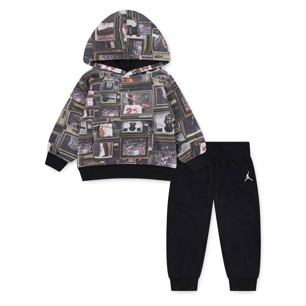 Tuta Air Jordan Unisex Bimbo - Nero