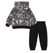 Tuta Air Jordan Unisex Bimbo - Nero