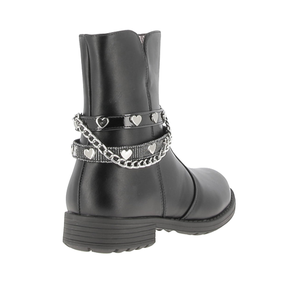 Stivaletto Asso Bambina - Nero
