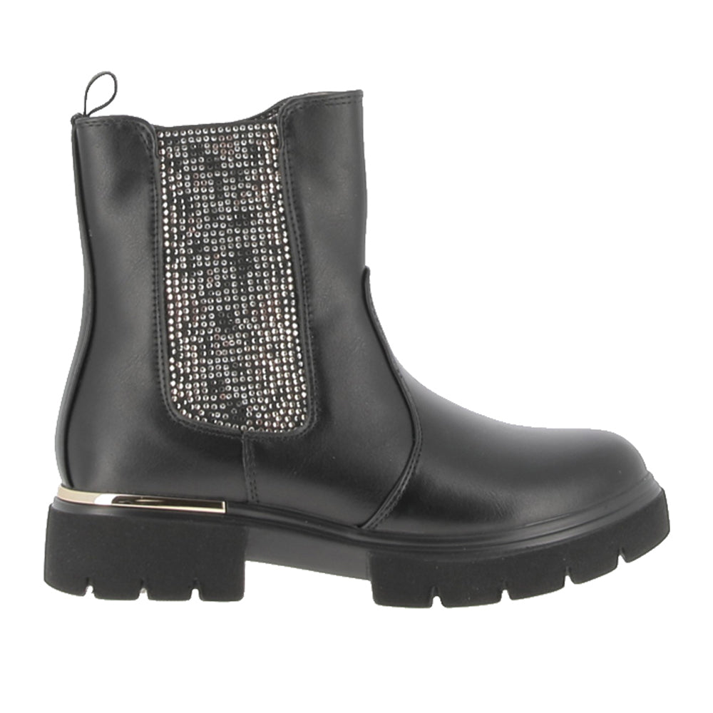 Stivaletto Asso Bambina - Nero