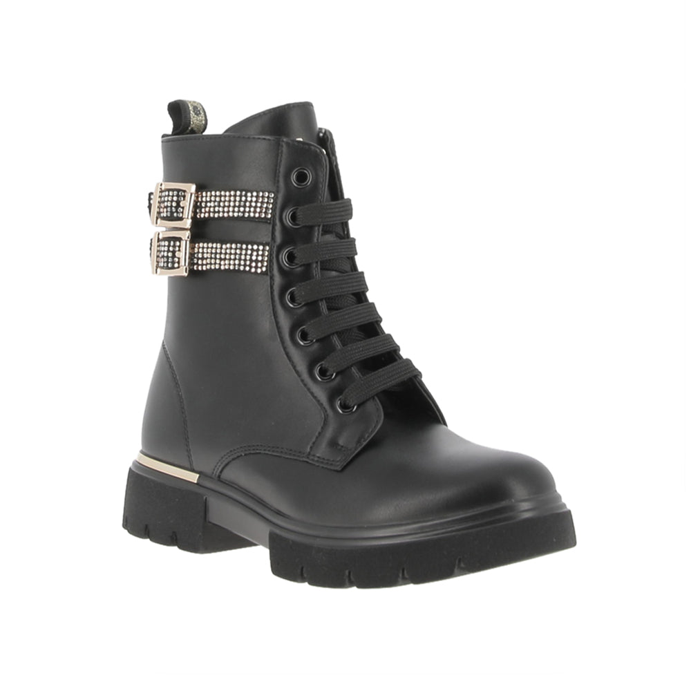 Scarponcino Asso Bambina - Nero