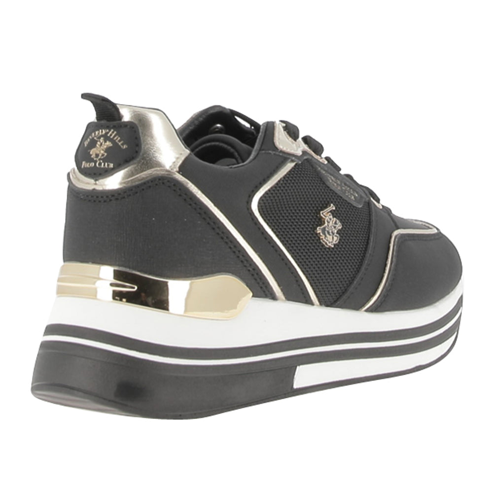 Sneakers Beverly Hills Polo Club Sophia Mix Donna - Nero