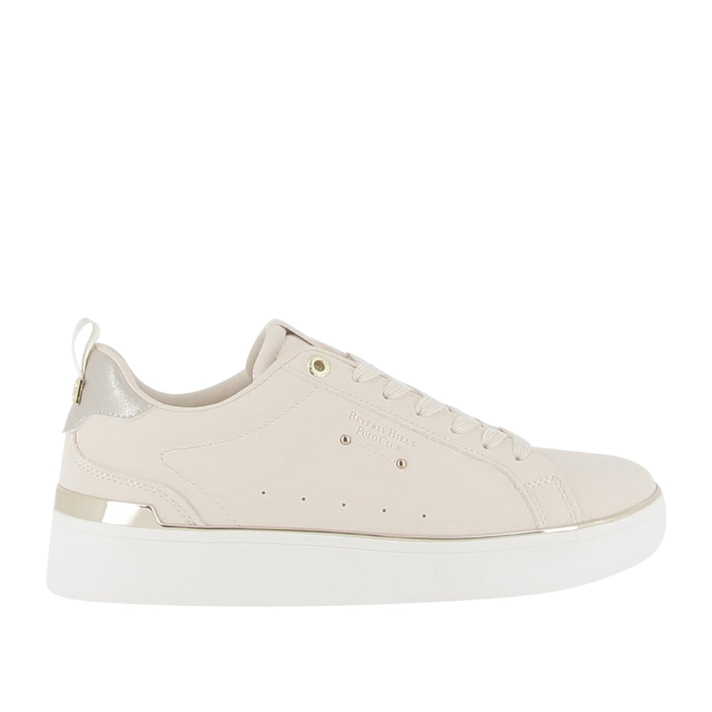 Sneakers Beverly Hills Polo Club Queens Cup Ltx Donna - Beige