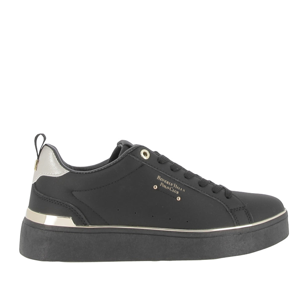 Sneakers Beverly Hills Polo Club Queens Cup Ltx Donna - Nero