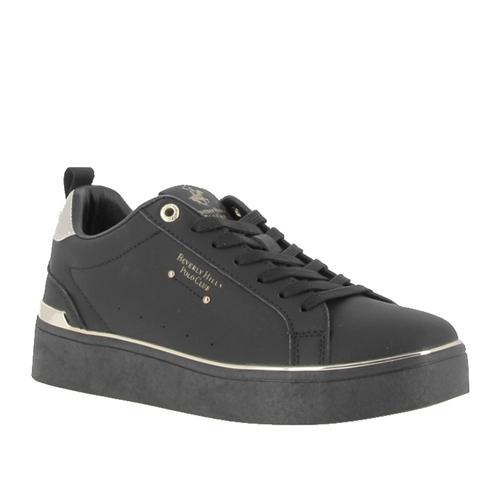 Sneakers Beverly Hills Polo Club Queens Cup Ltx Donna - Nero