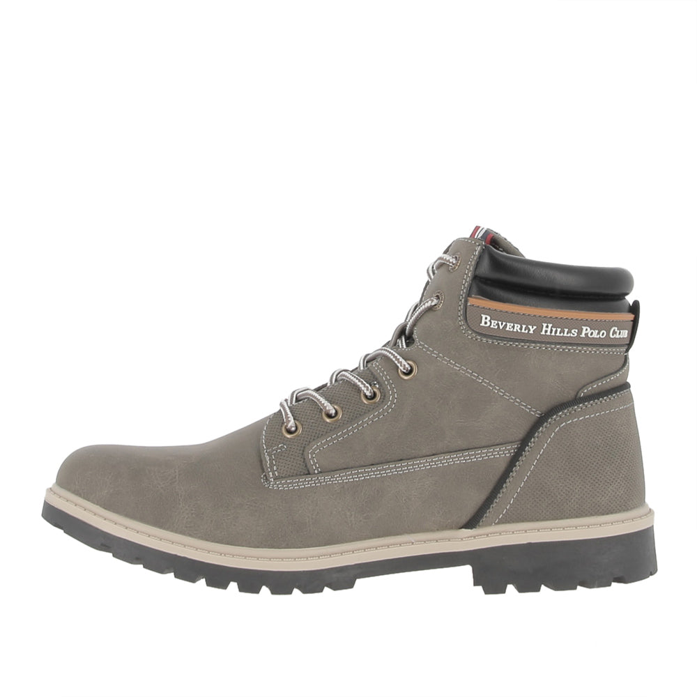 Scarponcino Beverly Hills Polo Club Maverik Nbk Uomo - Grigio