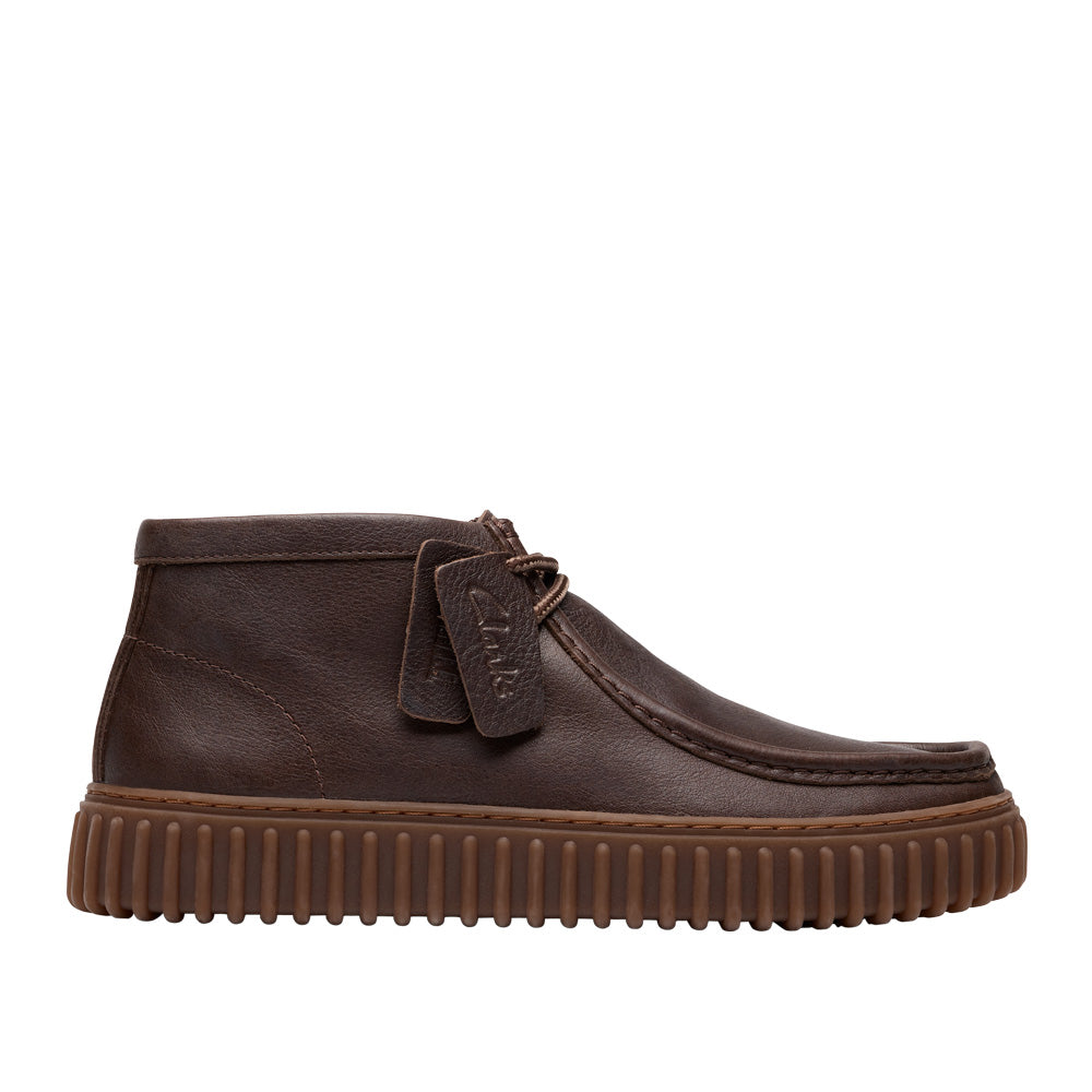Polacco Clarks Torhill hi Uomo - Marrone