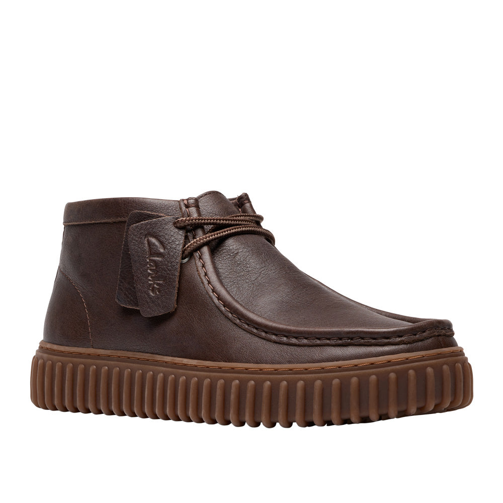 Polacco Clarks Torhill hi Uomo - Marrone