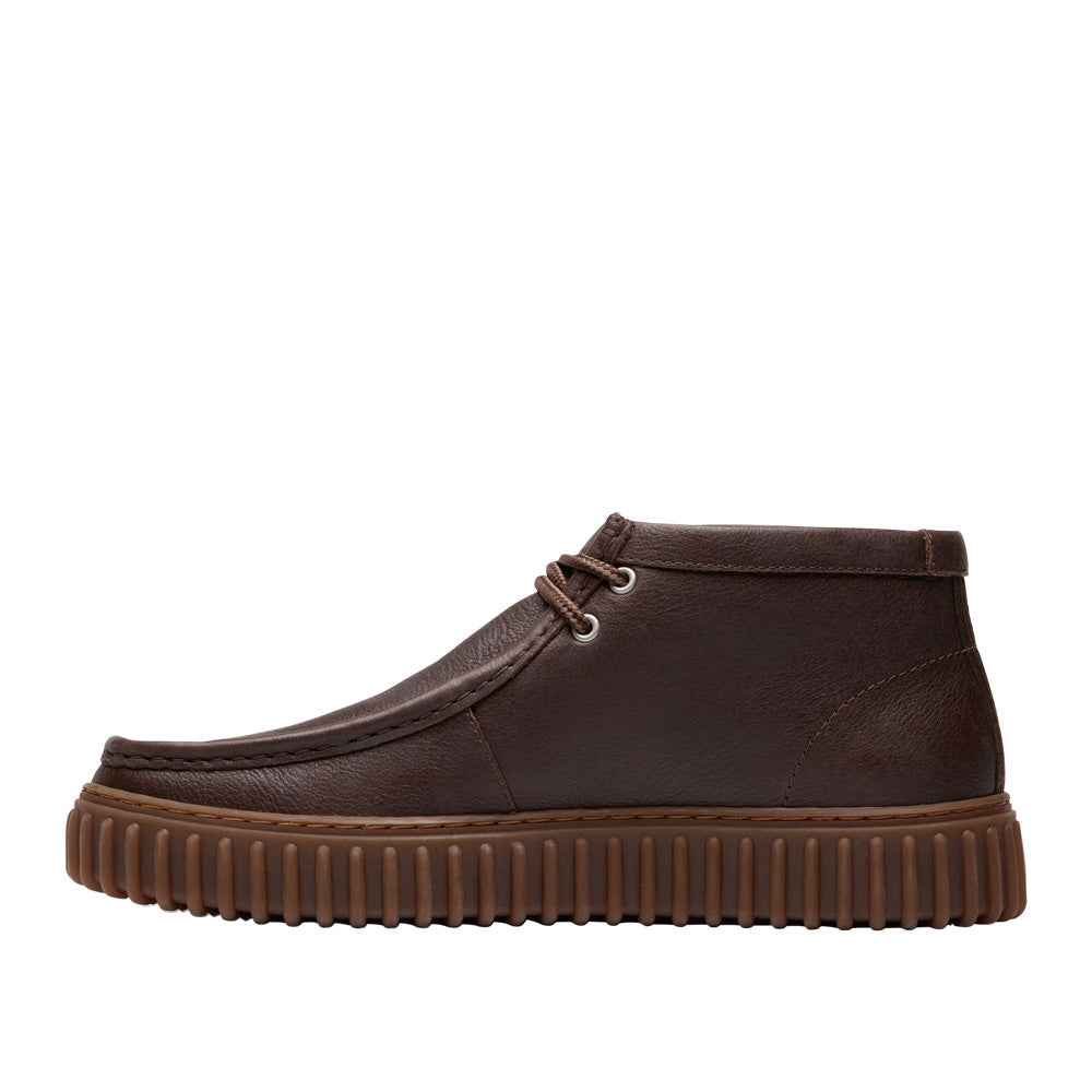 Polacco Clarks Torhill hi Uomo - Marrone