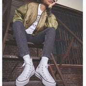 Sneakers Converse Ctas Lift hi Donna - Bianco