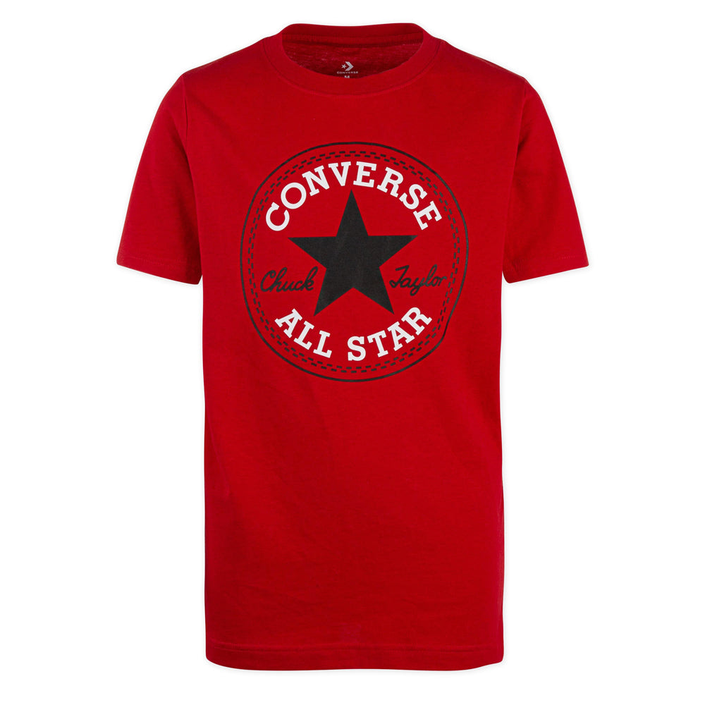 T-Shirt Converse Unisex Bambino - Rosso
