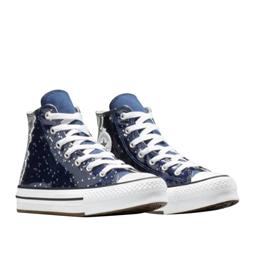 Sneakers Converse Ctas Eva Lift hi Ragazzo - Blu