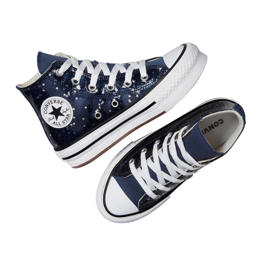 Sneakers Converse Ctas Eva Lift hi Unisex Bambino - Blu