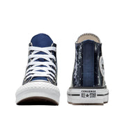 Sneakers Converse Ctas Eva Lift hi Unisex Bambino - Blu