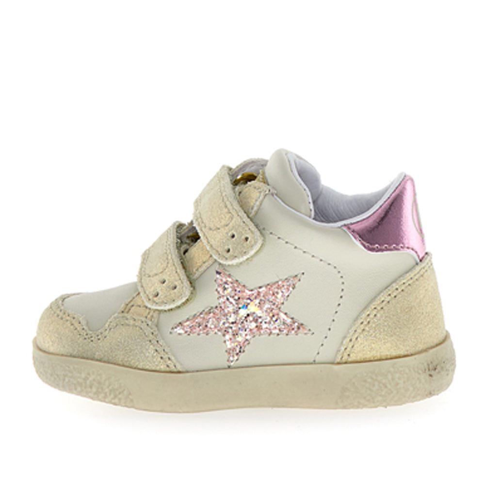 Sneakers Falcotto Alnoite High 2 Vl. Unisex Bimbo - Beige