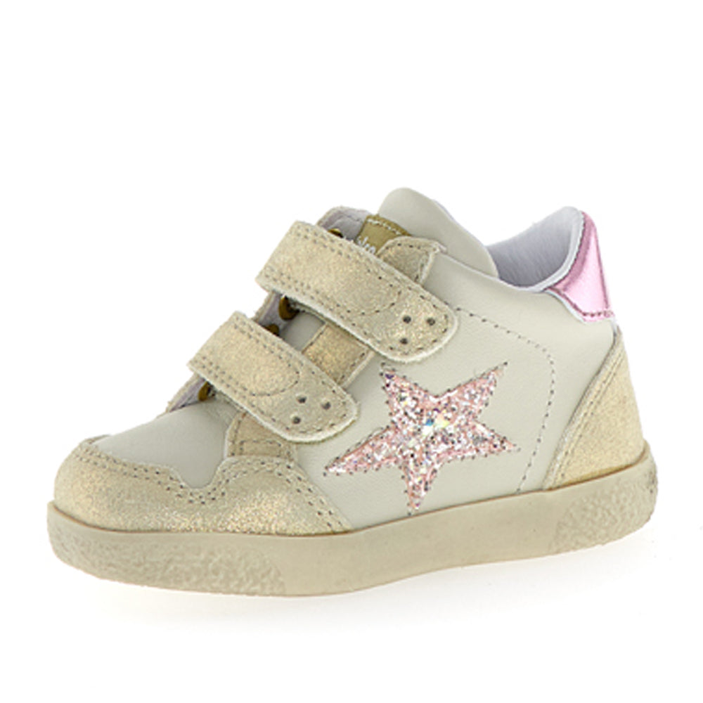 Sneakers Falcotto Alnoite High 2 Vl. Unisex Bimbo - Beige