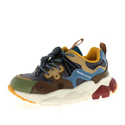 Sneakers Flower Mountain Yamano 3 Junior Unisex Bambino - Militare
