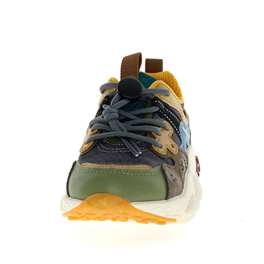 Sneakers Flower Mountain Yamano 3 Junior Unisex Bambino - Militare