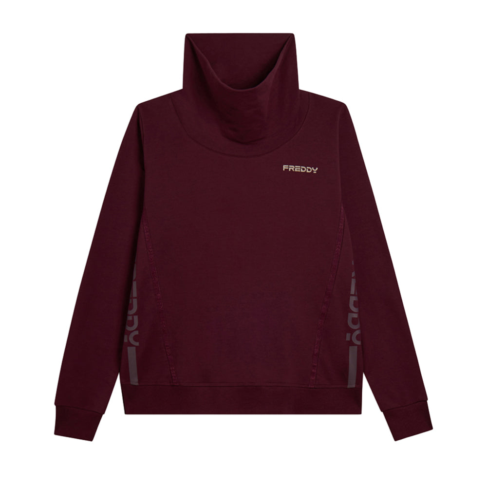Felpa Freddy Donna - Bordeaux