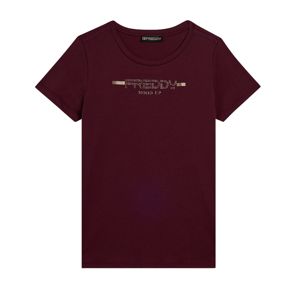T-Shirt Freddy Donna - Bordeaux
