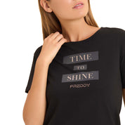 T-Shirt Freddy Donna - Nero