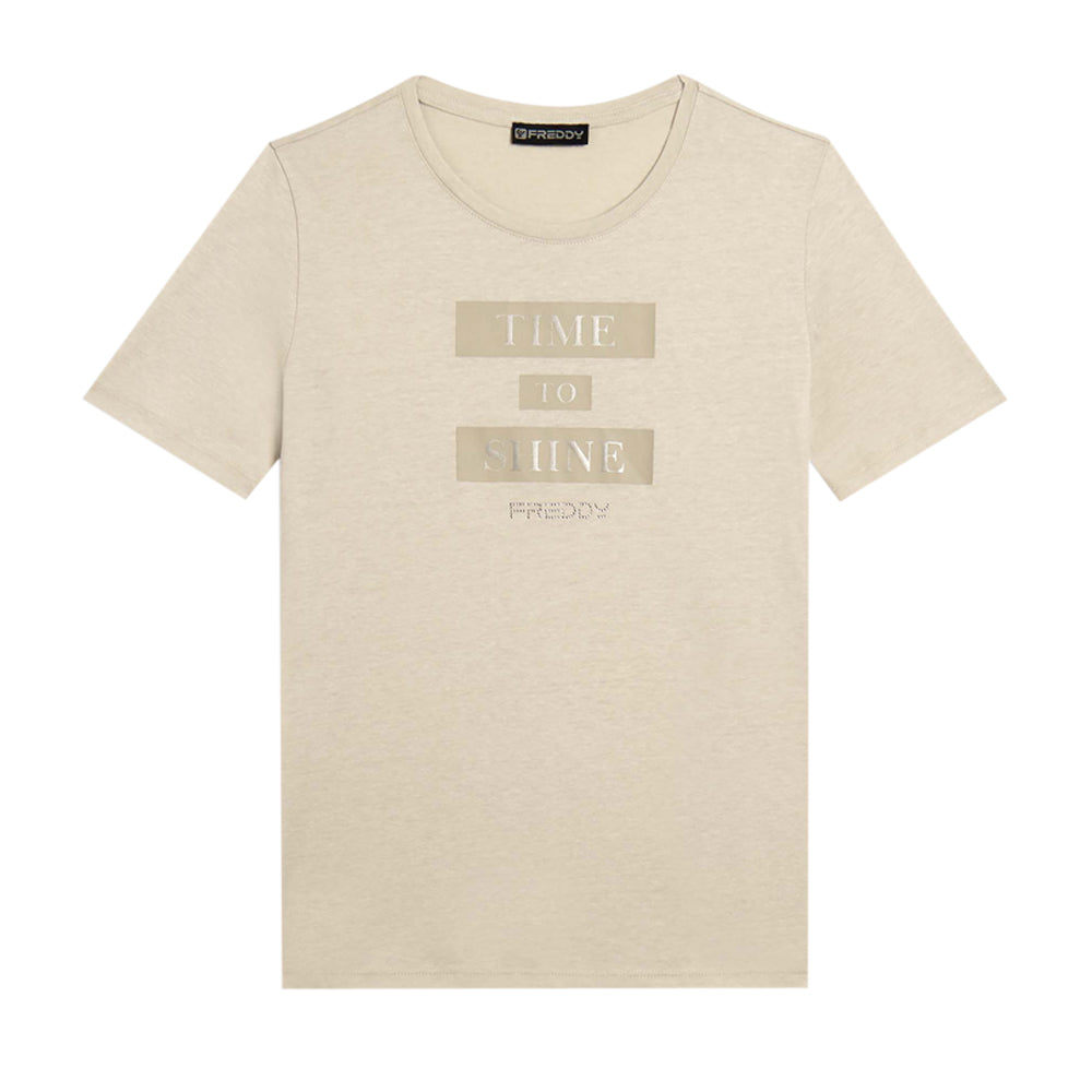 T-Shirt Freddy Donna - Crema